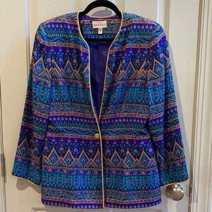EUC Adrianna Papell Vibrant Jacket